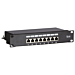 10 Zoll Patchfeld 8 Ports CAT 6 FTP