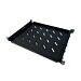 1 HE verstellbarer Regalboden 350 - 590 mm für Netzwerkschrank