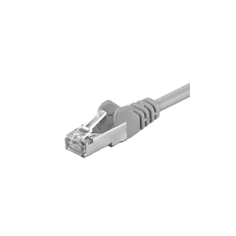 CAT5e Kabel FTP - 0,50 Meter - grau