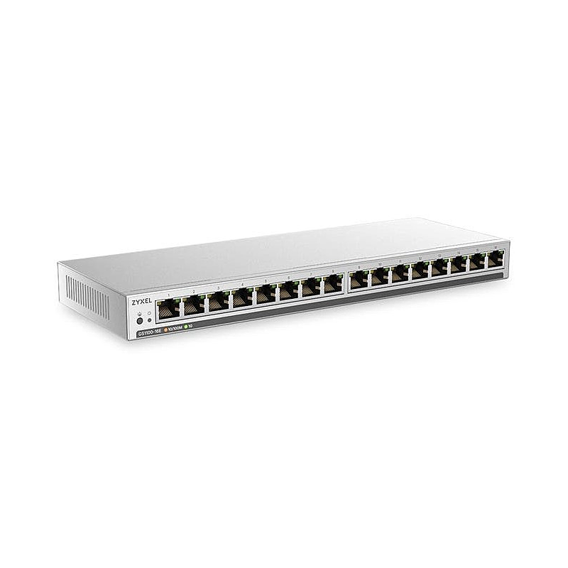 Zyxel Unmanaged Switch GS1100-16E - 16 Ports