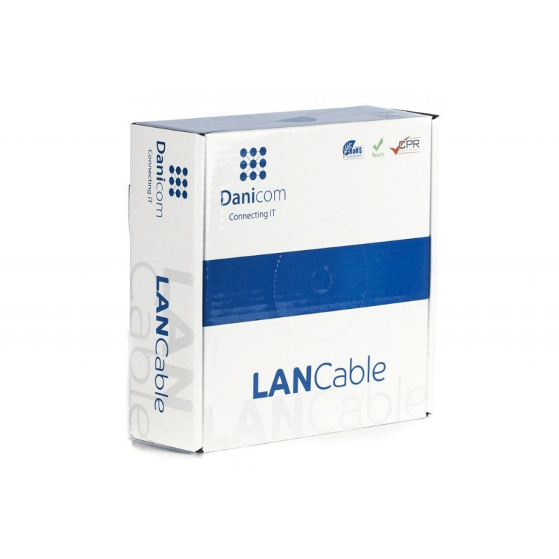 CAT6 Netzwerkkabel Flexibel - S/FTP - 100 Meter - grau CCA