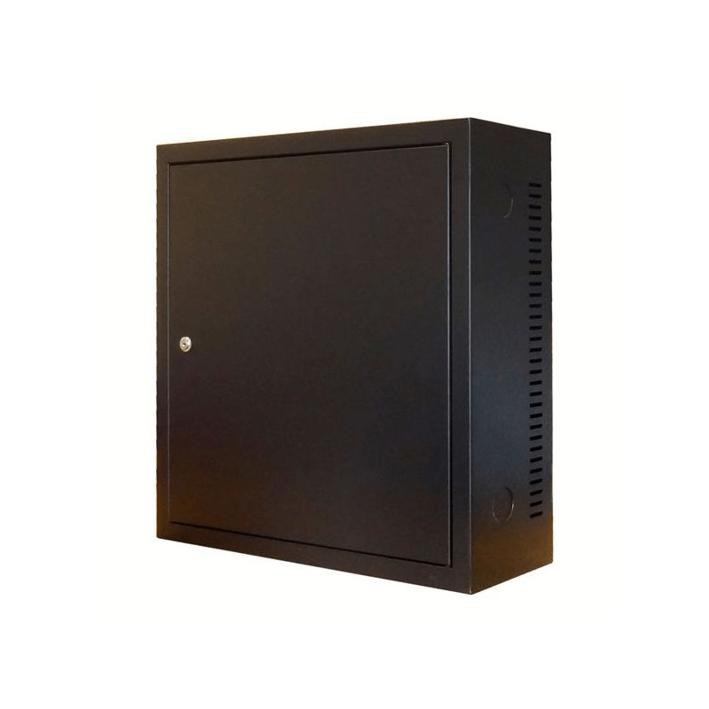 3U Wandschrank mit Metalltür 185mm tief