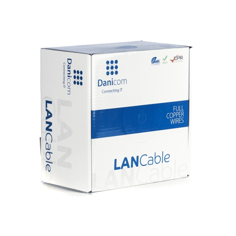 DANICOM CAT6a Kabel S/FTP 100 Meter – LSZH (Dca)