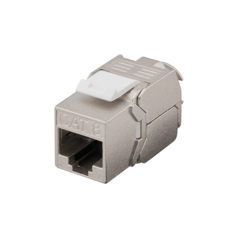 CAT8 STP Keystone Netzwerkstecker - Toolless