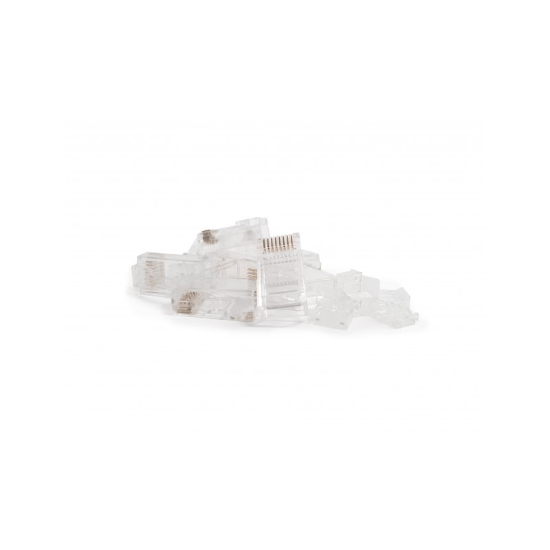 DANICOM UTP RJ45 CAT6a Netzwerkstecker - für flexible Kabel - 10 Stück