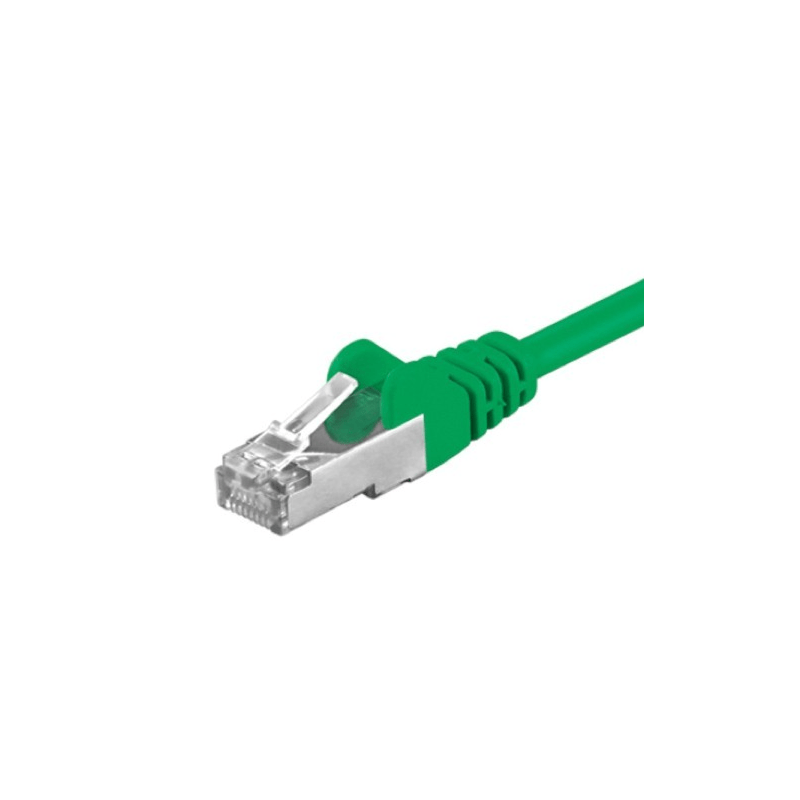 CAT5e Kabel FTP - 15 Meter - grün