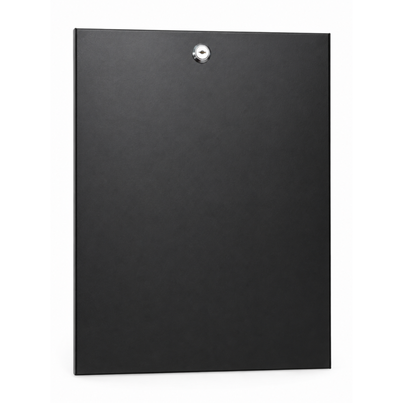 6 HE Metallseitenwand für 10" Servergehäuse - 450mm tief mit Schloss