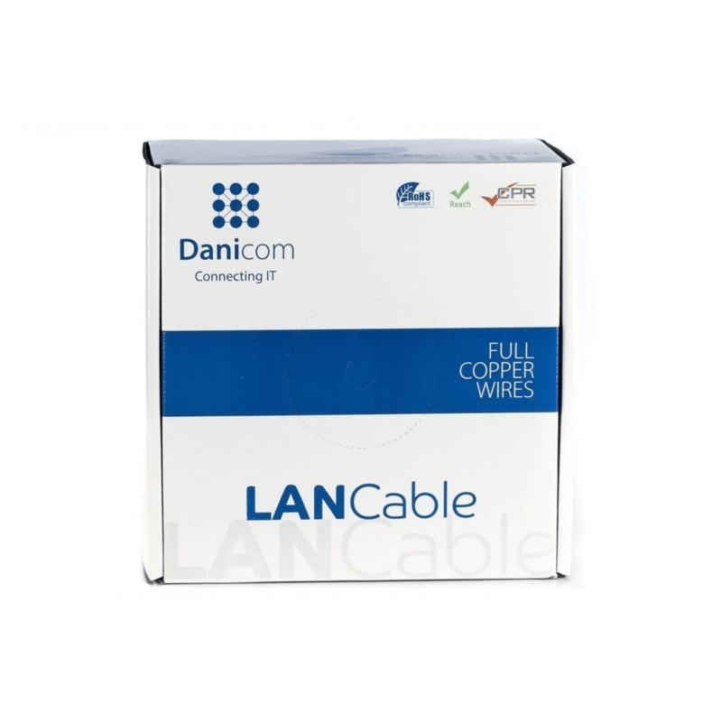 DANICOM CAT5e Kabel UTP 100 Meter – PVC (Dca)