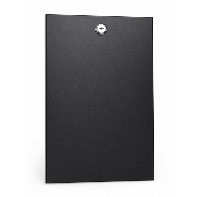 9 HE Metallseitenwand für 10" Servergehäuse - 310mm tief mit Schloss