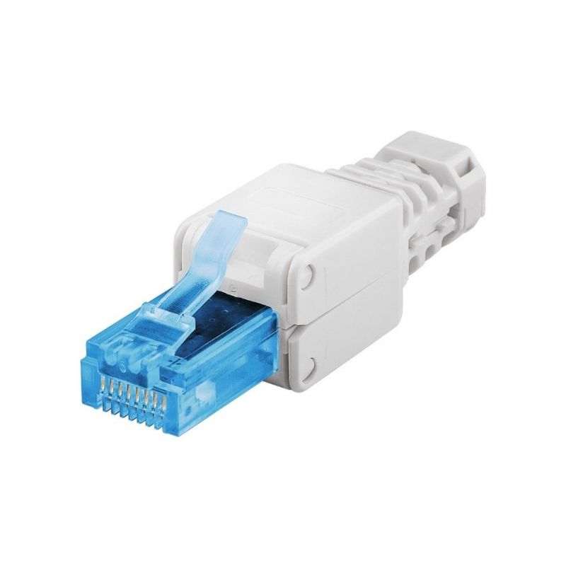 UTP CAT 6a - RJ45 Konnektor - Toolless - für flexible Kabel und Starrleiter