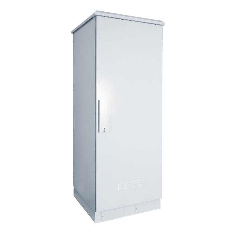 22 HE 19 Zoll Outdoor Netzwerkschrank mit Glastür 600 x 600 x 1200 mm (BxTxH)