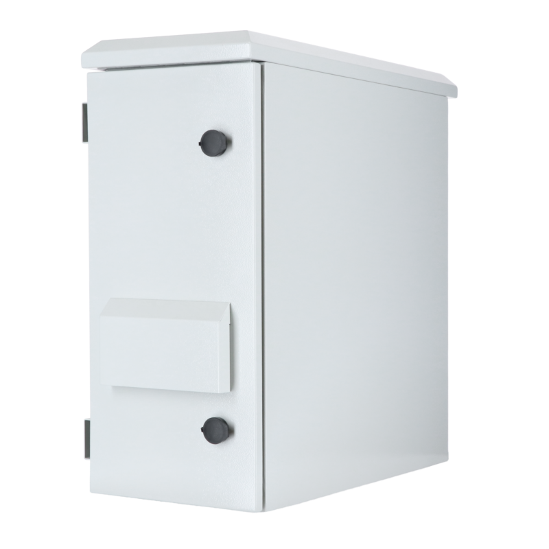 6HE 19" Outdoor Serverschrank zur vertikale Wandmontage IP55 - 600x280x600mm