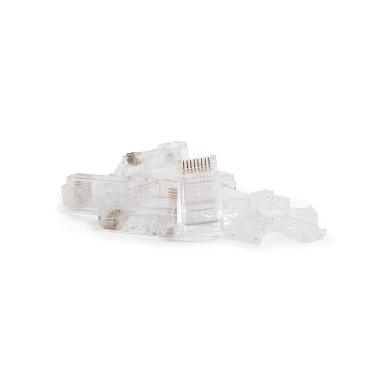DANICOM UTP RJ45 CAT6 Pass Through Netzwerkstecker - für flexible Kabel 10 Stück