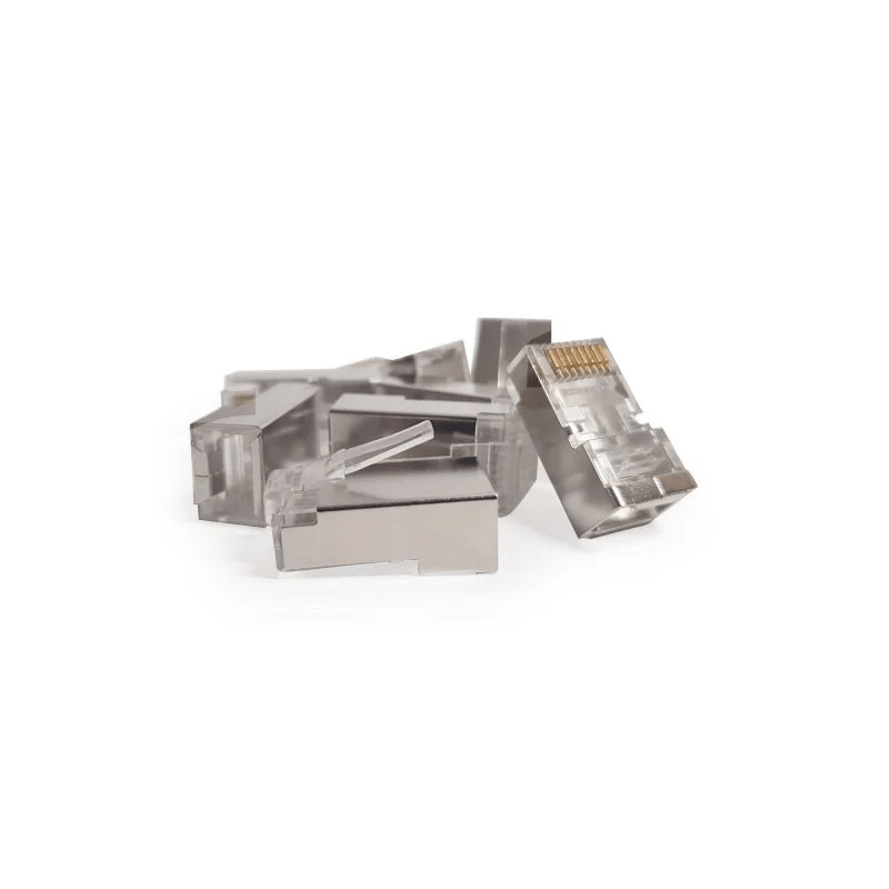 CAT6 Konnektor RJ45 - geschirmt - für flexible Kabel - 10 Stück