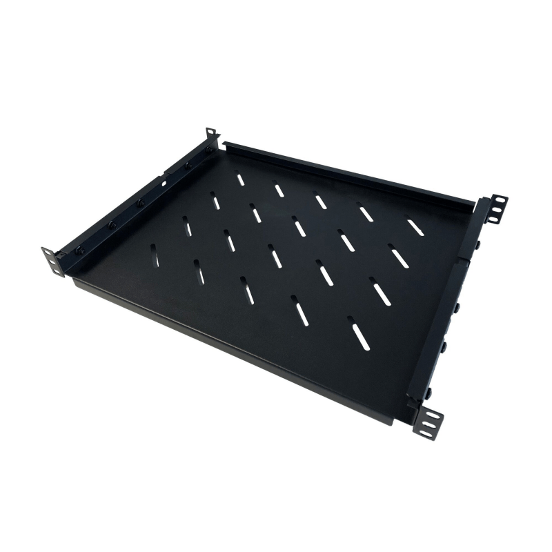 1 HE verstellbarer Regalboden 650 - 890 mm für Netzwerkschrank
