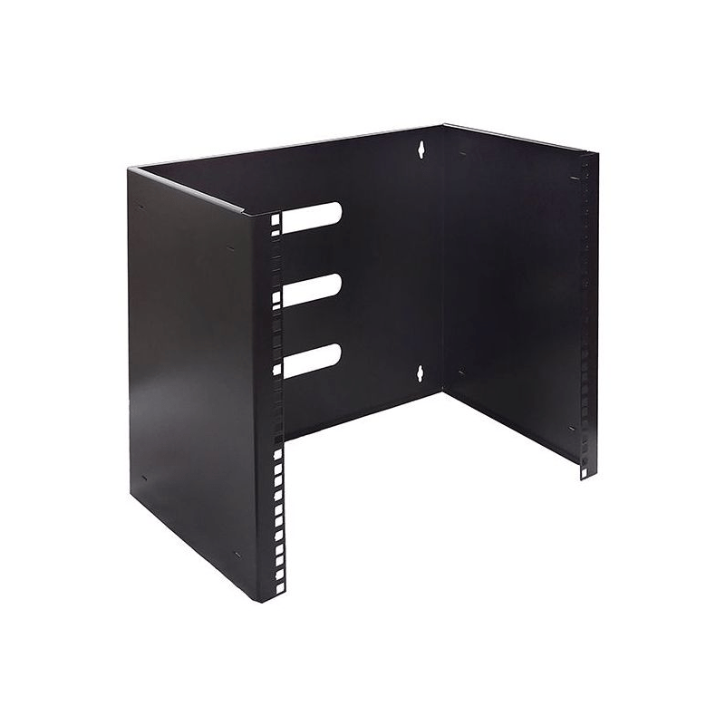 9 HE, 19” Montagerahmen für Wandbefestigungen ohne Schaniere - 300mm Tief