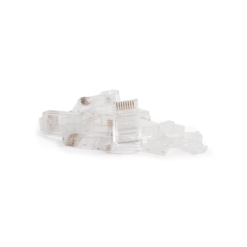 DANICOM UTP RJ45 CAT6a Netzwerkstecker - für Starrleiter - 10 Stück