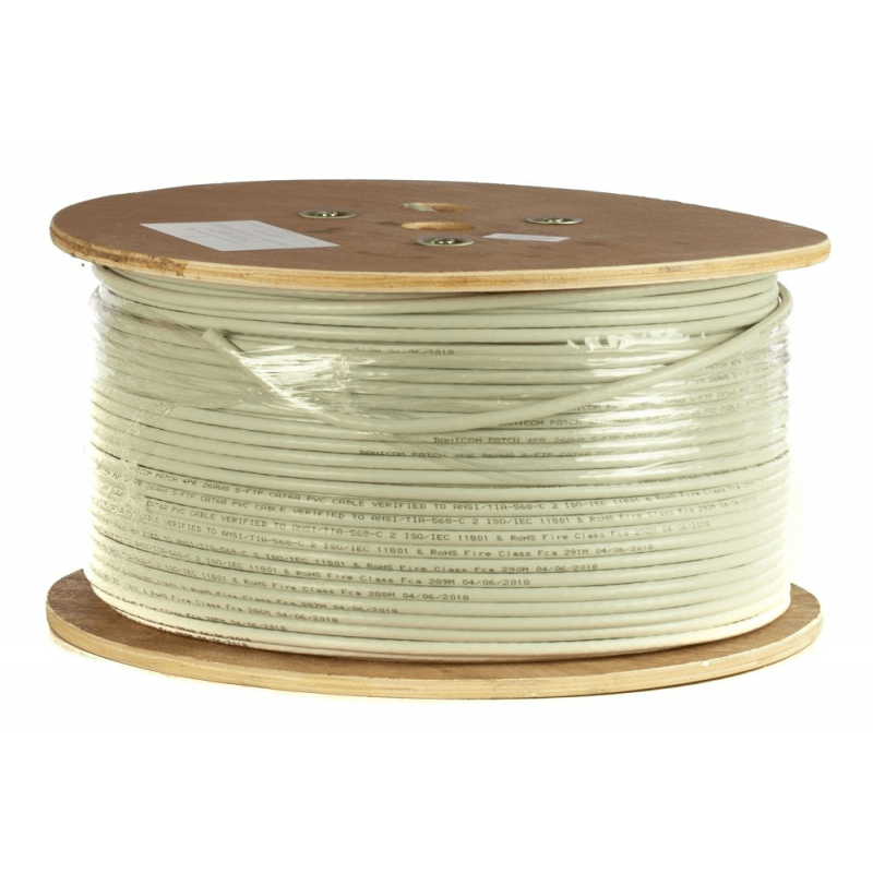 DANICOM CAT6a 100% Kupfer Kabel U/UTP 305 Meter – LSZH (Cca)