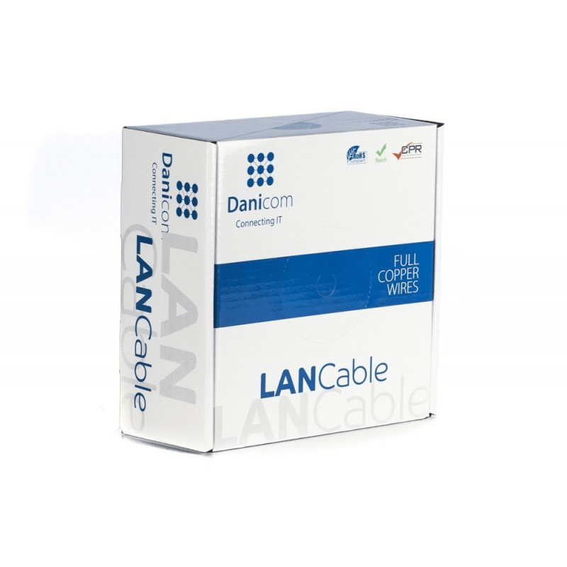 CAT7 Kabel für draußen S/FTP 50 Meter – Starrleiter - PE (Fca)