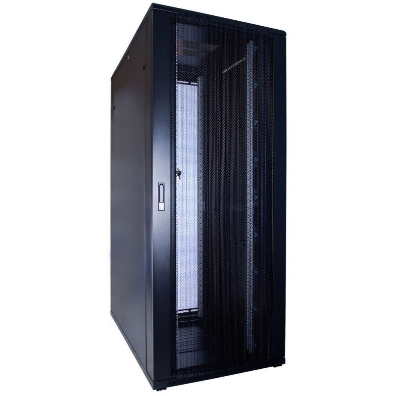 42 HE 19 Zoll Netzwerkschrank mit perforierten Türen 800 x 1200 x 2000 mm (BxTxH) 