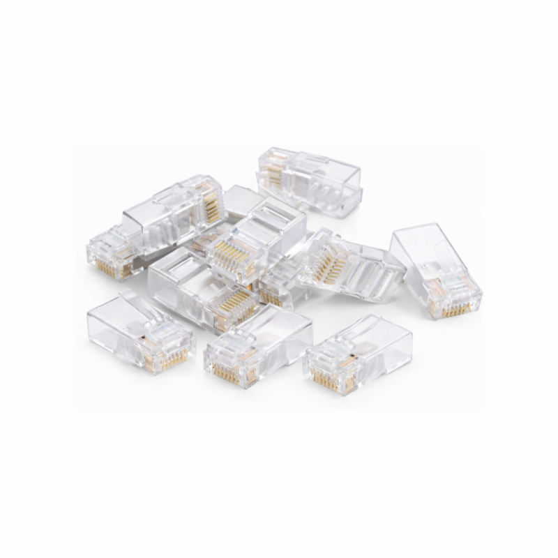 DANICOM UTP RJ45 CAT6a Netzwerkstecker - für flexible Kabel - 10 Stück