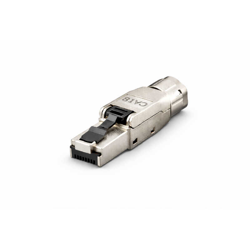 DANICOM S/FTP CAT8 Toolless RJ45 Netzwerkstecker - für Starrleiter