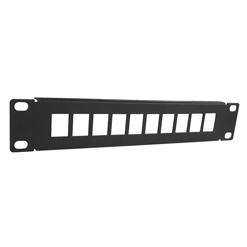 10 Zoll Keystone-Patchfeld 10 Ports unbestückt