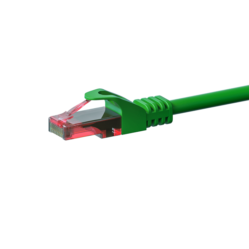 CAT6 Kabel U/UTP - 5 Meter - grün - 100% Kupfer