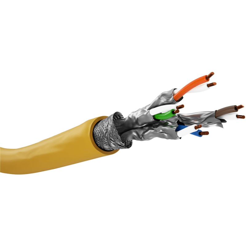 DANICOM CAT7 S/FTP 100m kabel op rol stug -  LSZH (Eca)