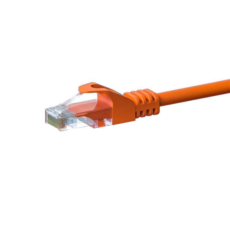 UTP CAT5e patchkabel 15m oranje - 100% koper