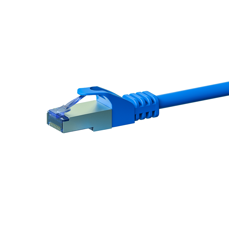 CAT 6a Kabel LSOH - S/FTP - 0,25 Meter - Blau