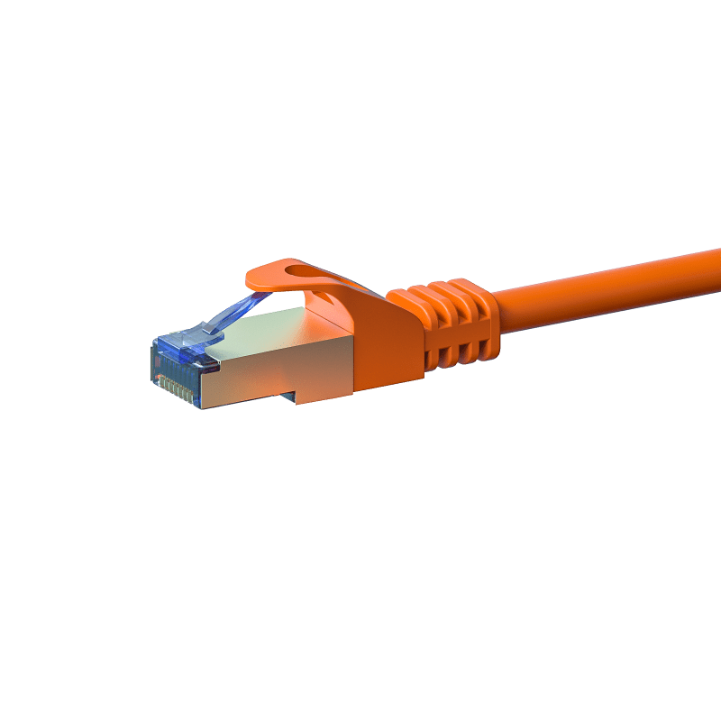 CAT6a Kabel LSOH S-FTP - 0,50 Meter - orange 