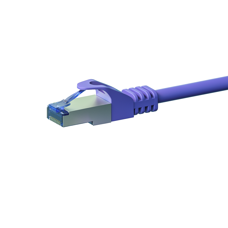 CAT6a Kabel LSOH S-FTP - 7,50 Meter - lila