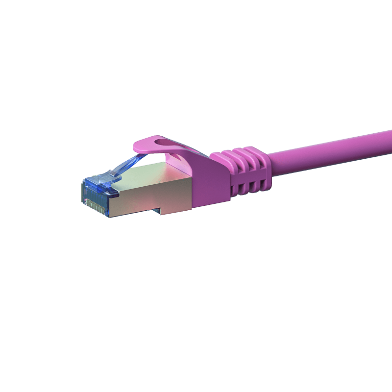 CAT6a Kabel LSOH S-FTP - 0,50 Meter - rosa