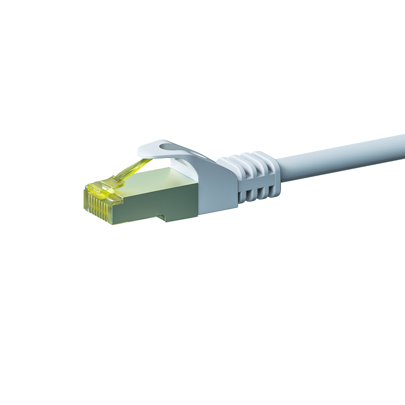 Cat7 Kabel S/FTP/PIMF - 0,50 Meter - weiß