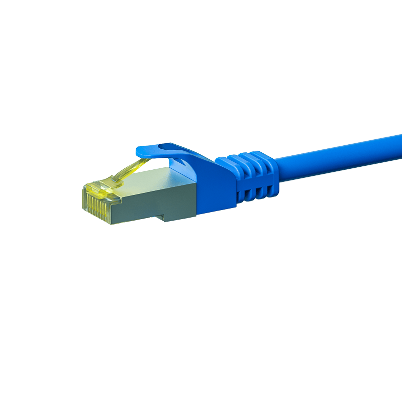 Cat7 Kabel S/FTP/PIMF - 1 Meter - blau