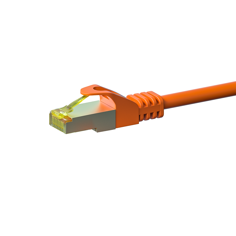 Cat7 Kabel S/FTP/PIMF - 7,5 Meter - orange
