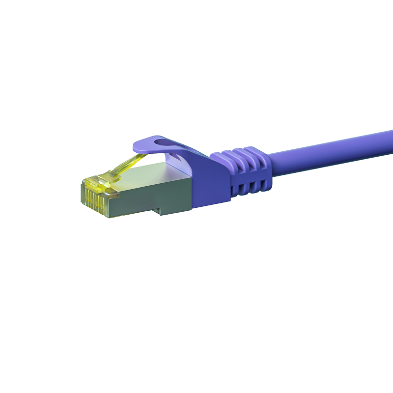 Cat7 Kabel S/FTP/PIMF - 7,5 Meter - lila