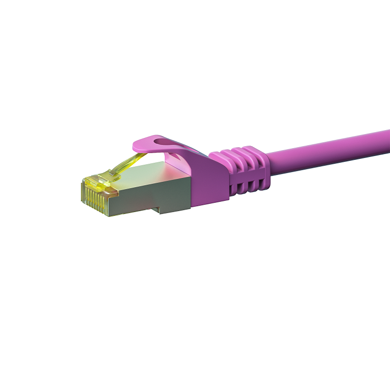 Cat7 Kabel S/FTP/PIMF - 5 Meter - rosa