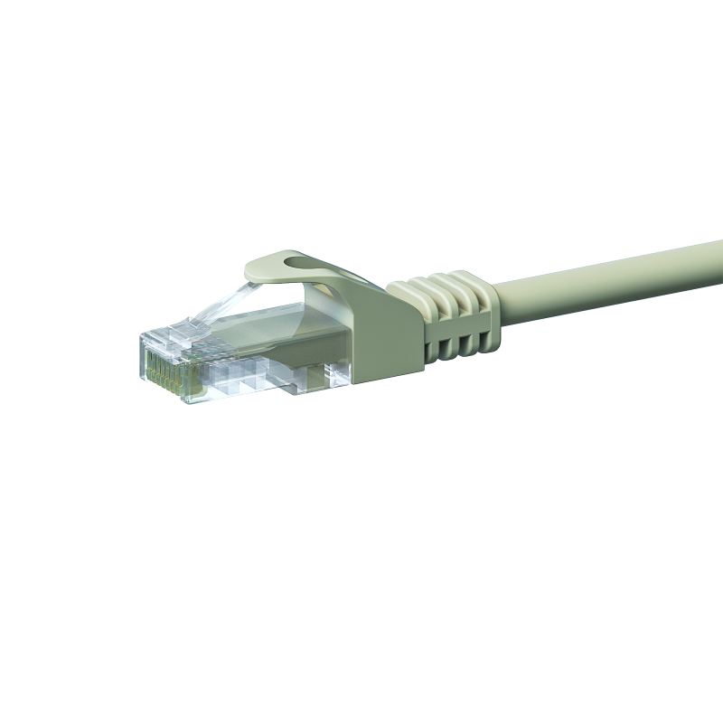 CAT5e Kabel U/UTP  - 2 Meter - grau - CCA