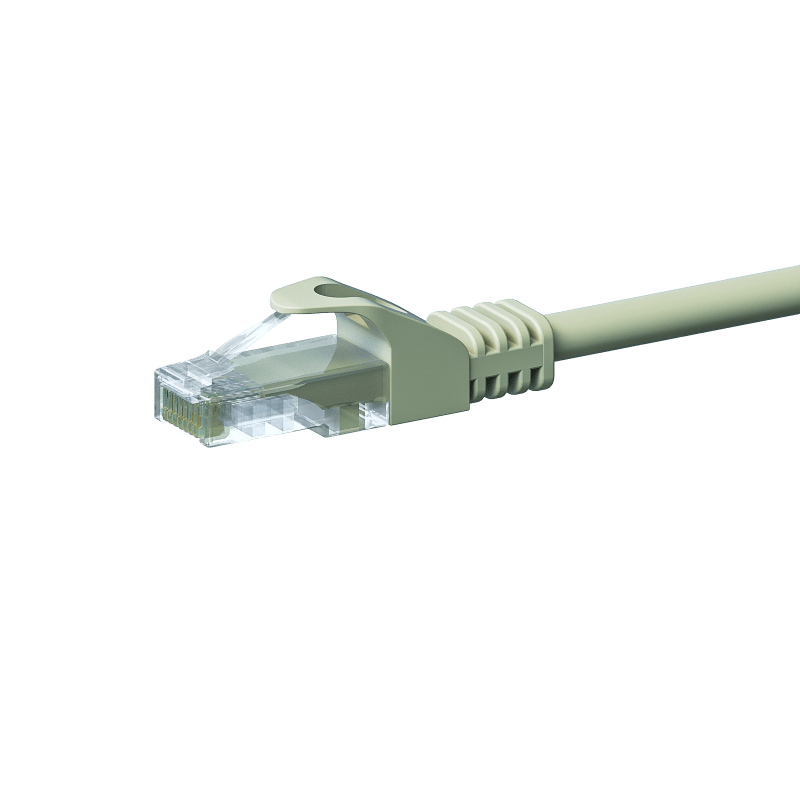 CAT5e Kabel U/UTP  - 3 Meter - grau - CCA