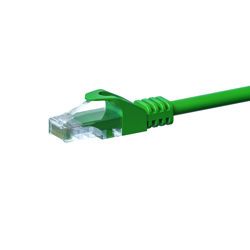 CAT5e Kabel U/UTP  - 1 Meter - grün - CCA
