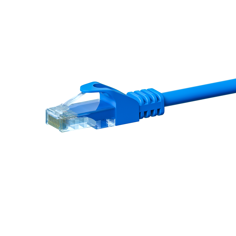 CAT5e Kabel U/UTP  - 5 Meter - blau - CCA