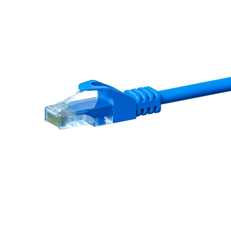 CAT5e Kabel U/UTP  - 10 Meter - blau - CCA