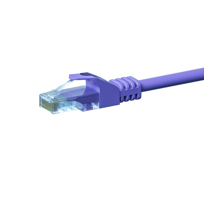 CAT5e Kabel U/UTP - 1,50 Meter - lila - CCA