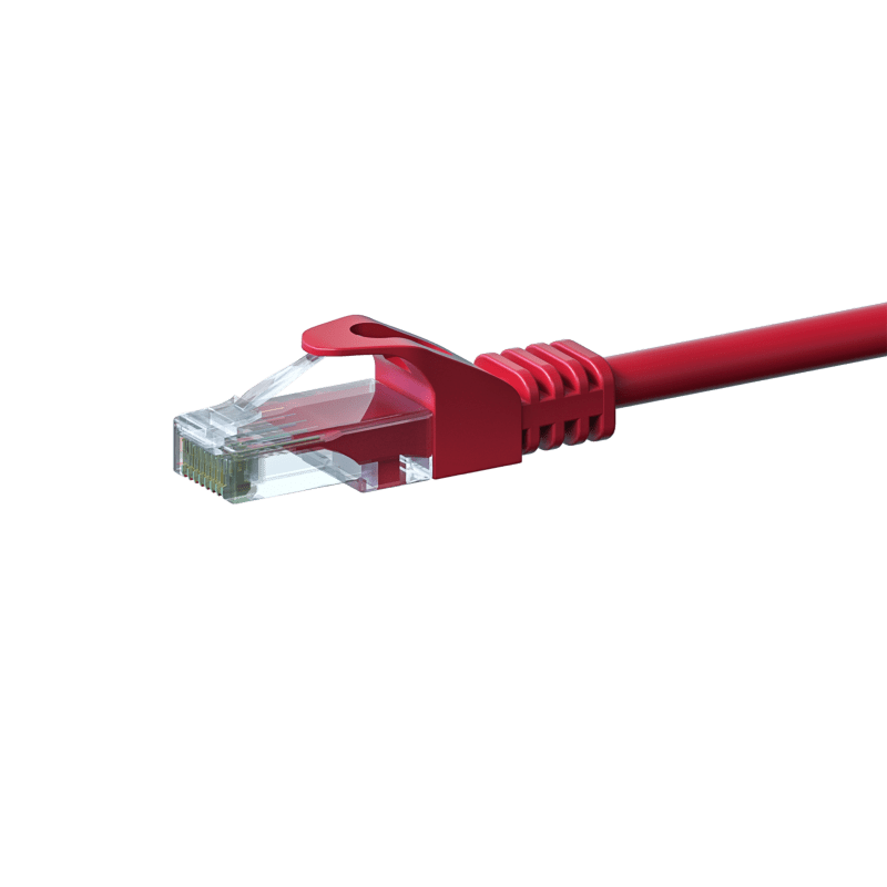 CAT6 Kabel U/UTP - 2 Meter - rot - CCA