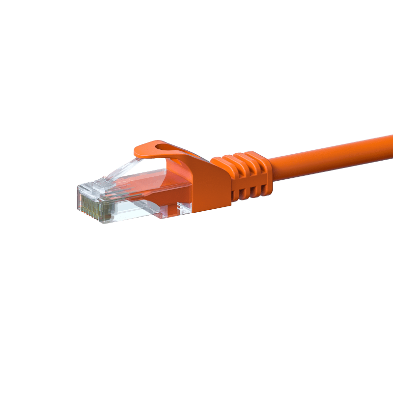 CAT6 Kabel U/UTP - 1,50 Meter - orange - CCA