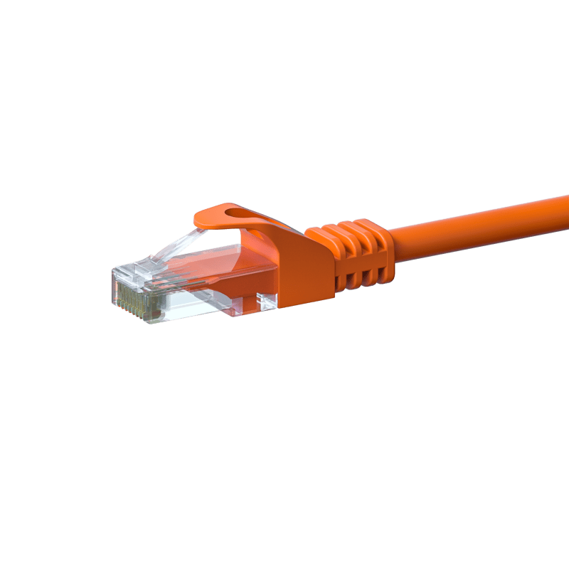 CAT6 Kabel U/UTP - 2 Meter - orange - CCA