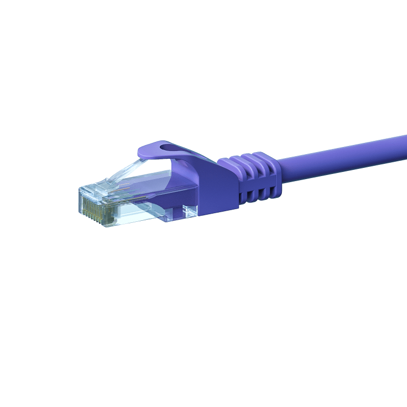 CAT6 Kabel U/UTP - 1,50 Meter - lila - CCA