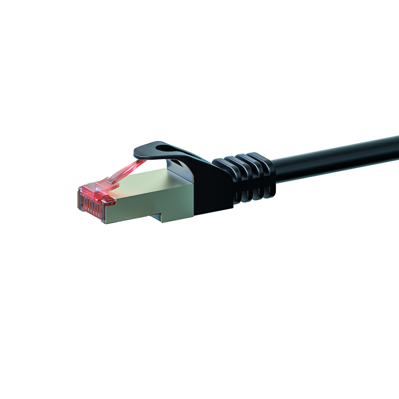 CAT6 Kabel LSOH S-FTP - 2 Meter - schwarz